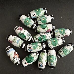 Vintage Porcelain Beads